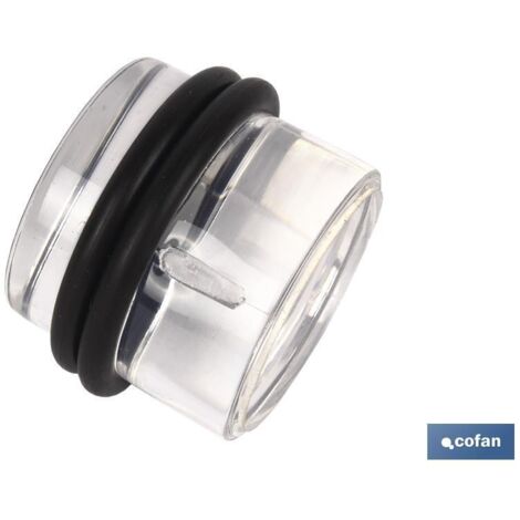 Runder Klebestopfen aus Methacrylat