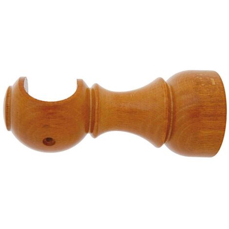 Offene glatte Holzstütze 20x 88 mm. Teak