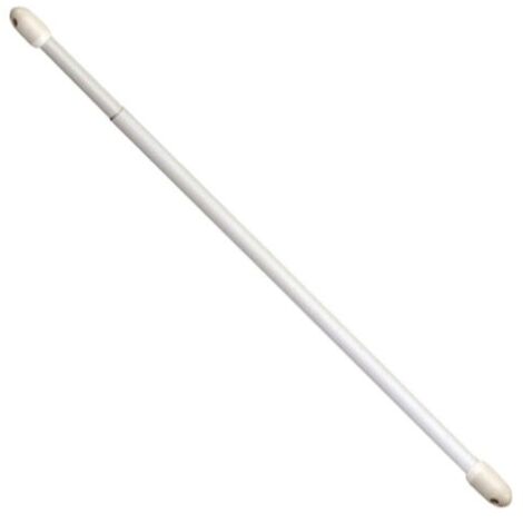 Weißer ovaler ausziehbarer transparenter Halter 40- 60 cm. (2 Stücke)