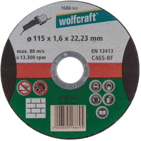 Wolfcraft Trennscheibe für Stein 230 x 2,5 x 22,23 mm (1628099) (1/5)