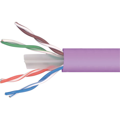 Starres UTP Kat6 Kabel CU LSFH Dca VIOLETT (305m) (1/2)