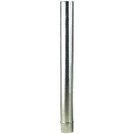 Ofenrohr aus verzinktem Stahl Ø 150 mm.