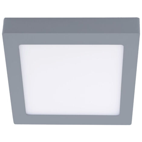 Downlight der fon LED 18W 4000K Kenne quadratisches Grau CRISTALRECORD 02-600-18-181 (1/4)