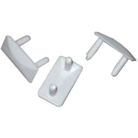 Steckdosenabdeckung 10 A, Blisterpackung mit 10 Stück (1/2)