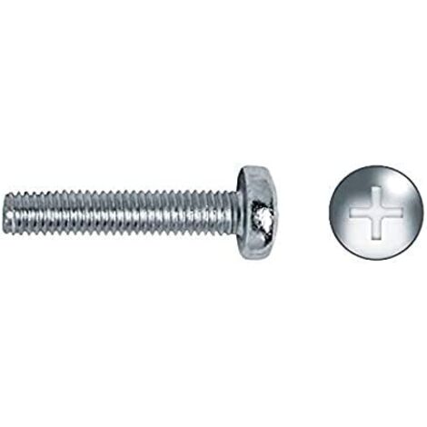Schachtel mit 500 Einheiten verzinkter metrischer Linsenschrauben Ø4x10 mm von PHILIPS
