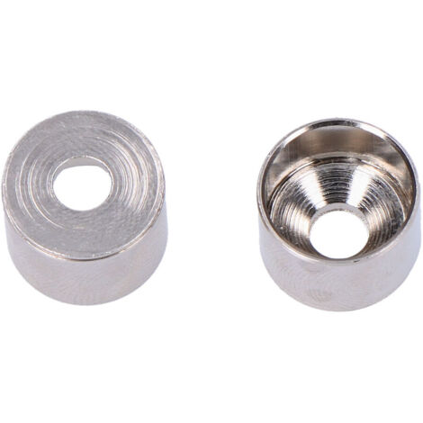 Packen Sie 2 Einheiten. Ausziehbare Garderobenstangenhalterung 12 Nickel EDM (1/4)