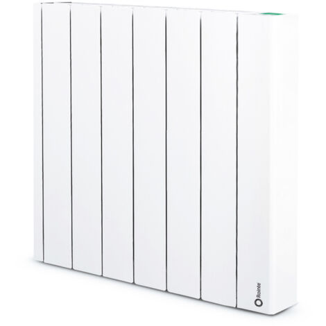 ROINTE BRN0660RAD  BELIZE digitaler thermischer Strahler verbunden 6 Elemente 660W 575x585x98mm weiß RAL 9010 (1/4)