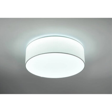 GLOBO Deckenleuchte BALLERINA 1 – Weiß/chrom, 2xE27, 320 Mm Durchmesser, Modernes Design