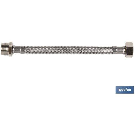 INOX Flexibler Anschluss M1/2- H1/2 40 cm.
