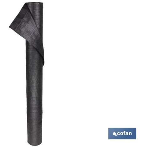 Anti-Unkraut-Netz 100 Gramm Schwarz 2x50 Meter