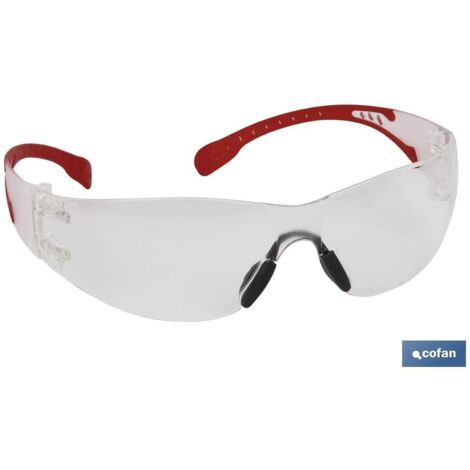 Schutzbrille, superleicht, 18 g, klare Linse