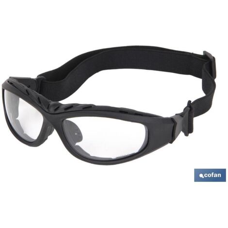 4-in-1 gepolsterte dunkle Schutzbrille