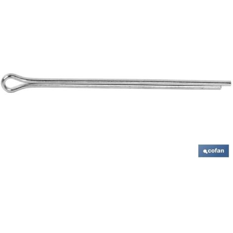 Stifte und Clips DIN 94 M35x63 Blister mit 5 Einheiten.