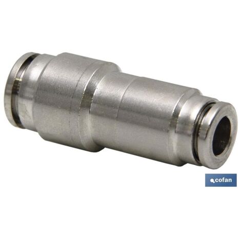 Reduzierte gerade Verbindungsrohr-Rohr-Messing-Nickel-Verbindung. M-10-8