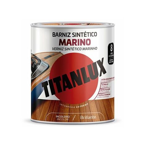 Marine Glanzlack auf Wasserbasis, farblos, 4l, Titanlux M13100004 - Titanlux