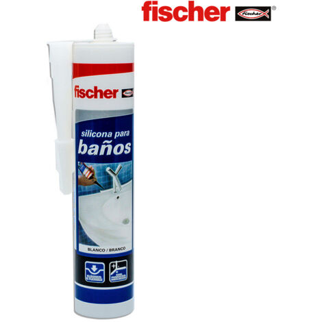 Silicone Dichtstoff Weiß 300 ml 20818 Fischer