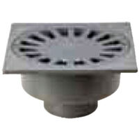 Sif PVC-Abfluss 20x20 Ausgang 75 Dunkelgrau 103201