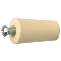 Schachtel mit 50 kurzen elfenbeinfarbenen Blindstopfen 35 mm