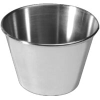 Flanero inoxidable liso 9 cm 3307