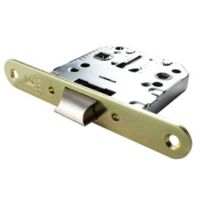 Messing-AVL-Verriegelung, 50 x 47 mm, runde Kante