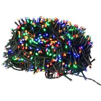 Guinalda Weihnachtsbeleuchtung 1000 Multicolor Leds. Innen- und Außenweihnachtslicht Ip44 AFT 05490200