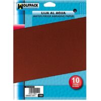 Wasserschleifpapier Körnung 180 (Packung mit 10 Blatt)