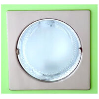 Einbaudownlight 1xe27 9x18,8x18,8 cm S/bom.cuadrad.niquel Cut 17d