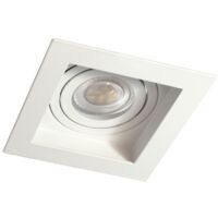 Akrah weißer quadratischer Einbauring 100x100mm