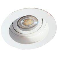 Akrah runder weißer Einbauring 10cm