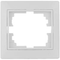 Rahmen für 1 weißes Element 83x81x10mm Europa-Serie Solera ERP71U