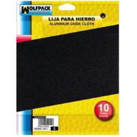 2 grobes Eisen-Schleifpapier (Packung mit 10 Blatt)