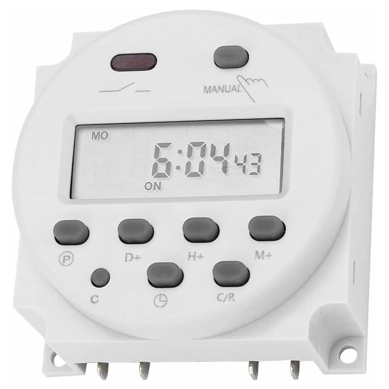 Tm616 30a 220V hebdomadaire programmable électronique minuterie numérique  interrupteur horaire 7 jours lourd