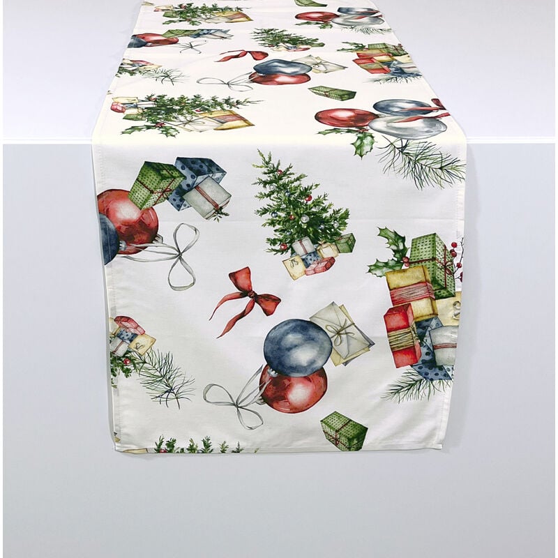 Camino De Mesa navidad presents 50x150 cm naf modelo