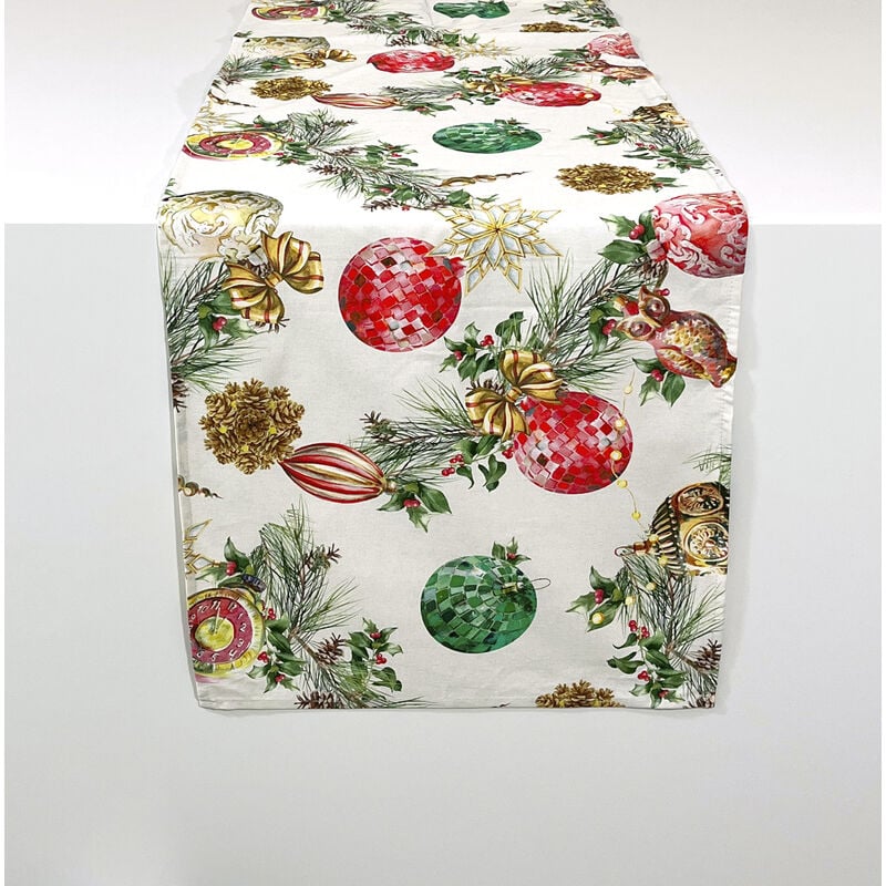 Camino Mesa Navidad decoration 50x150 cm naf modelo