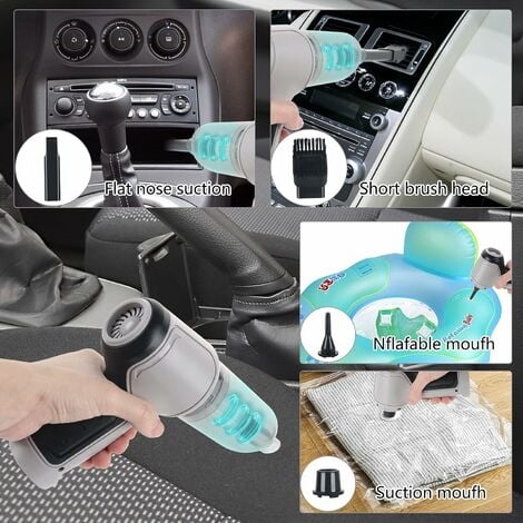 Aspirapolvere soffiatore portatile senza fili per auto casa pulizia pc mini