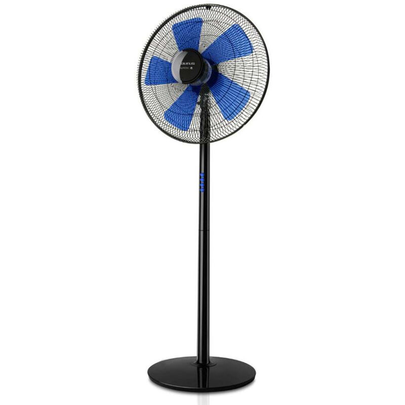 Ventilador de pedestal 45cm 60w 3 velocidades negro - boreal 16c elegance - taurus alpatec -