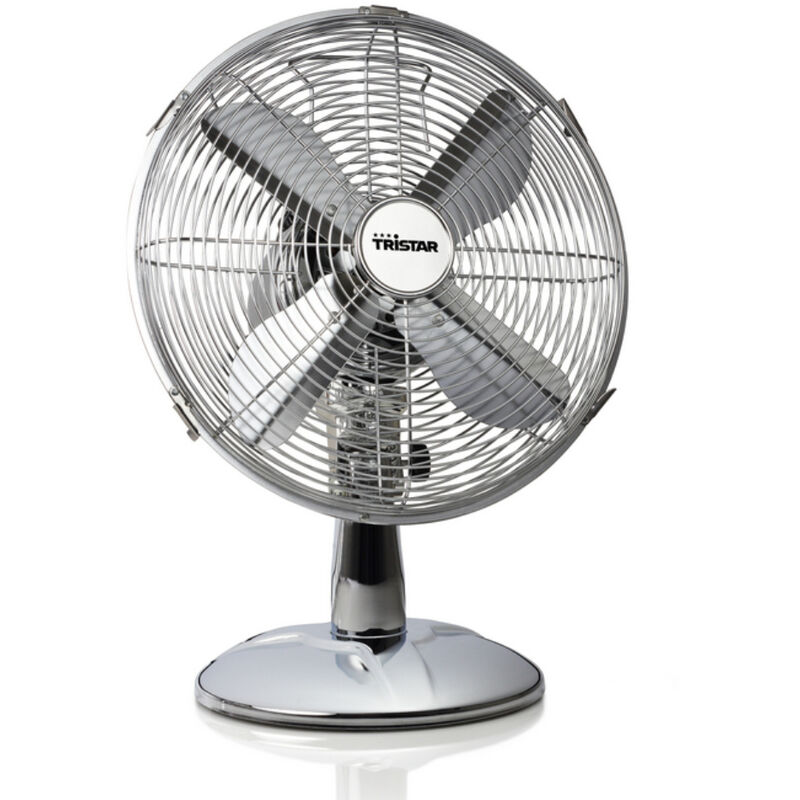 Ventilador de mesa cromado 30cm 35w - ve5953 - tristar -