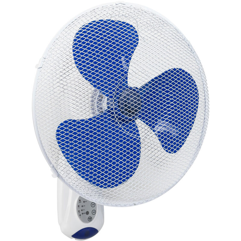 Ventilador de pared de 40cm 45w con control remoto y temporizador - awf40rem - bestron -