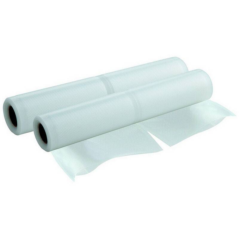 juego de 2 rollos precortados de 28x5cm para envasar al vacío - fvr002x-01 - foodsaver -