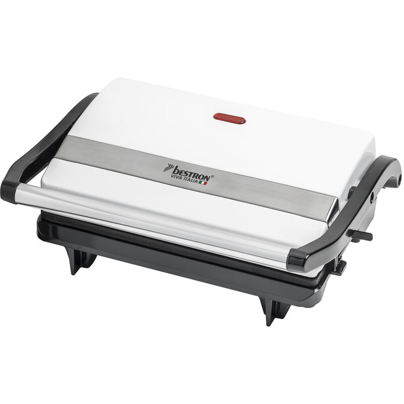 parrilla carne y panini 700w blanco - apm123w - bestron -