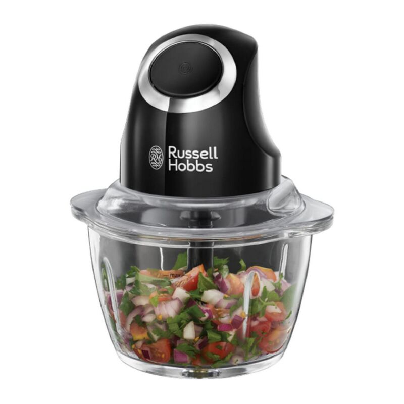 mini picadora 500ml 200w negra - 24662-56 - russell hobbs -