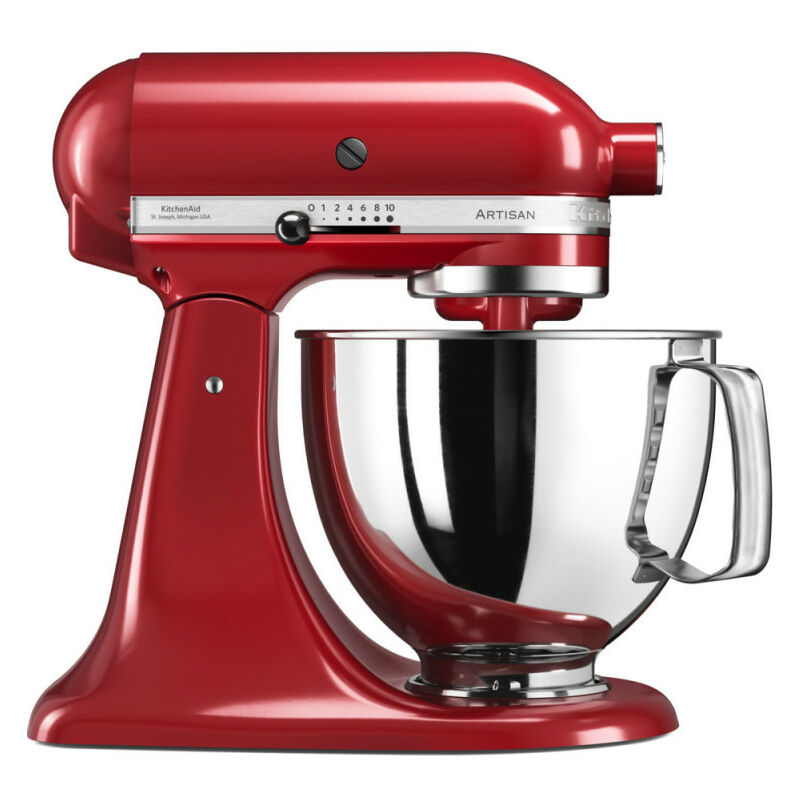 batidora de pie 4.83l 300w rojo imperio - 5ksm125eer - kitchenaid -