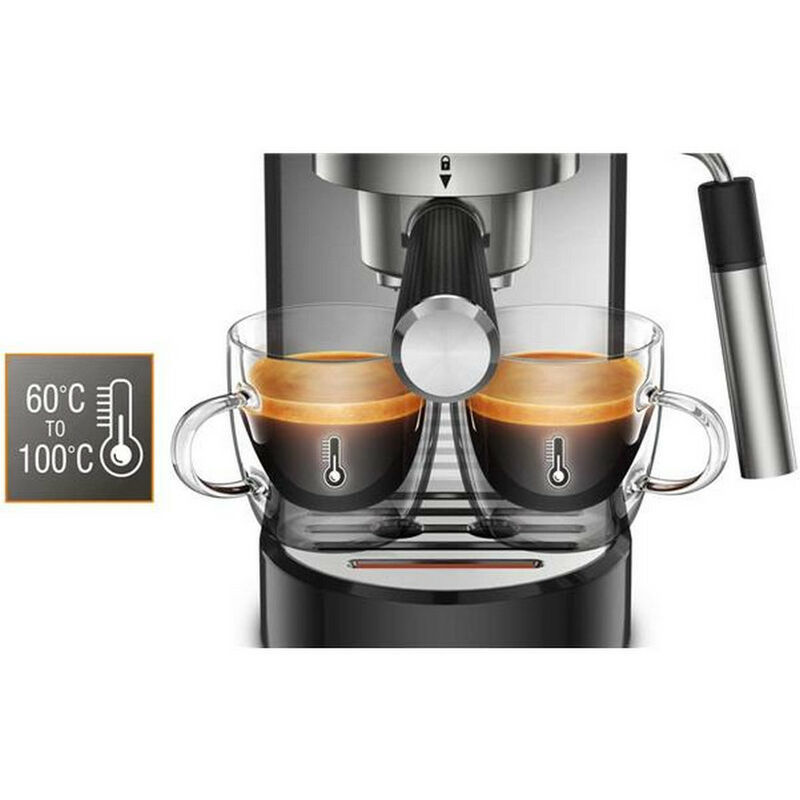 Cafetera espresso automática Krups Virtuoso acero inoxidable XP442C11 en