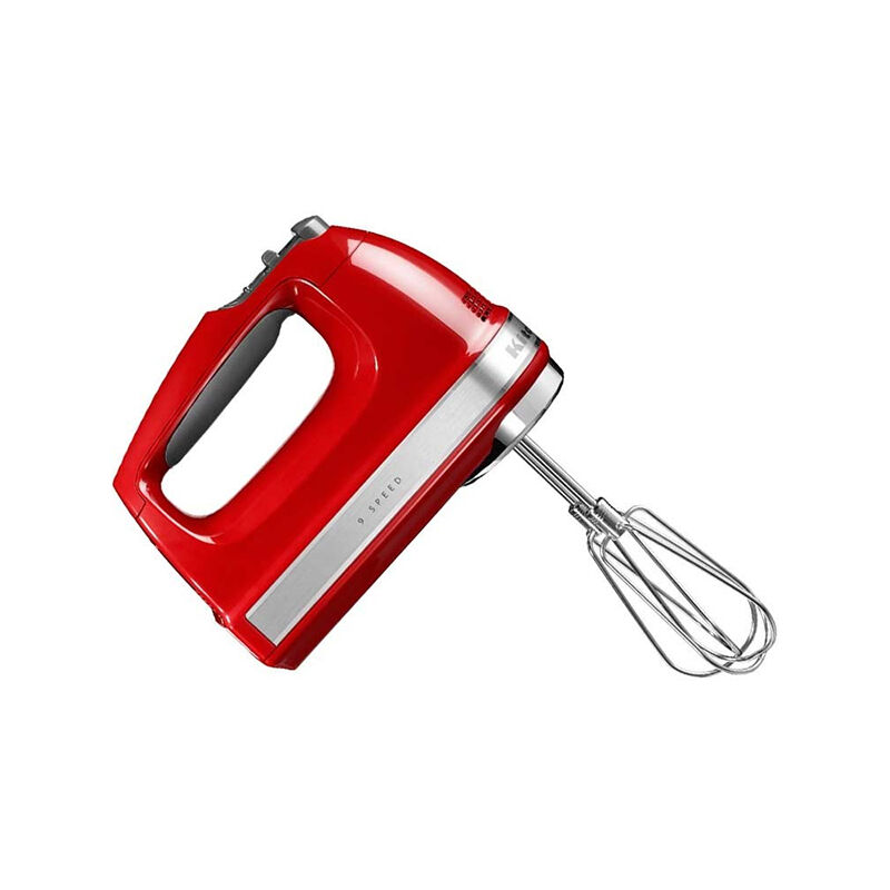 Batidora eléctrica 9 velocidades 85w rojo imperio - 5khm9212 eer - kitchenaid -