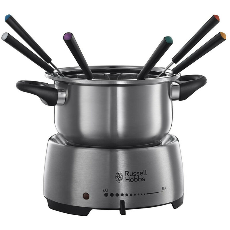 fondue 1200w 6 horquillas inox - 22560-56 - russell hobbs -