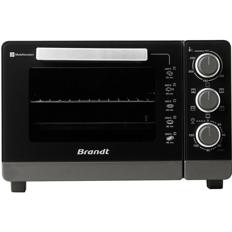 horno de convección 26l 1500w negro - fc265mb - brandt -