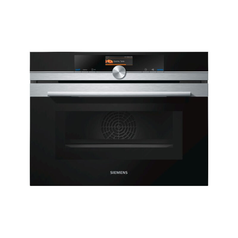 horno mixto mo integrable 45l pirólisis inox/negro - cm676gbs1 - siemens -