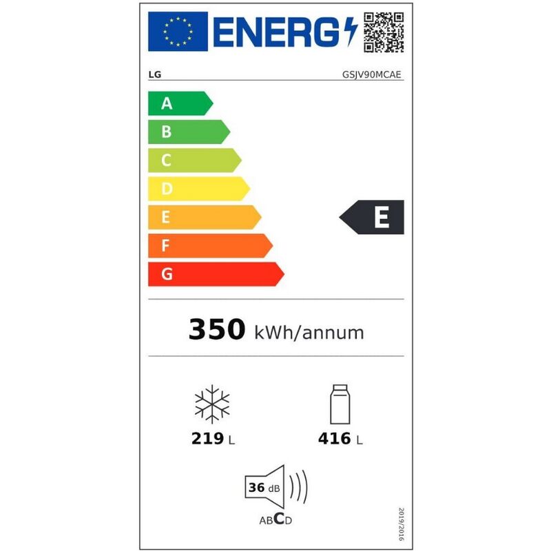 Frigorífico americano 91cm 635l nofrost - GSJV90MCAE - lg 