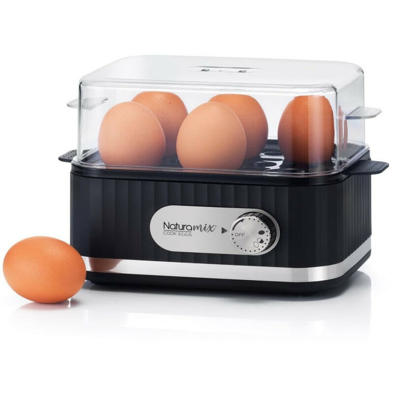 Cuece Huevos Eléctrico, 7Huevos Cocidos, Ajuste Electrónico Cocción,  Soporte Extraíble, sin BPA, Adler, Blanco, 350, AD 4459