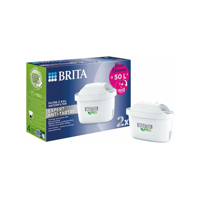 Filtro de agua Maxtra Pro All-In-1 BRITA, pack 2 uds